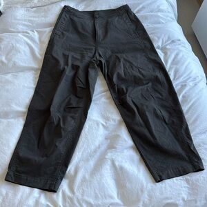 Gray ballon leg pants